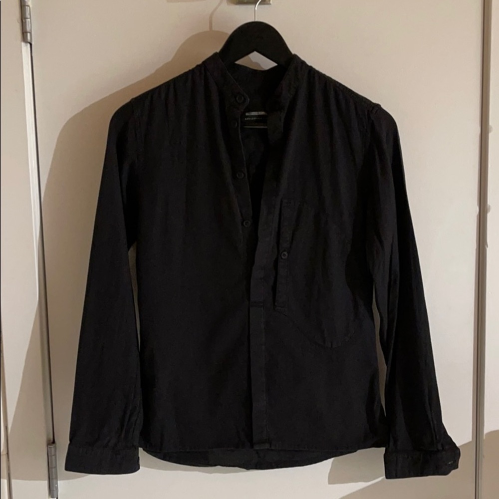 Alexandre Plokhov Band Collar Blouse